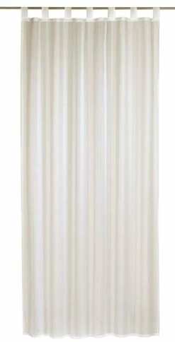 Elbersdrucke Streifenvoile Schlaufenschal Champagner Creme