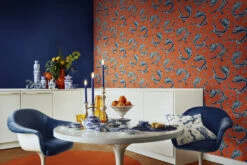 BARBARA Home Collection Kissenbezug Drache Weiß Blau -Orex Verkäufe Babara Schoeneberger Kissenhuelle Drache weiss b 3