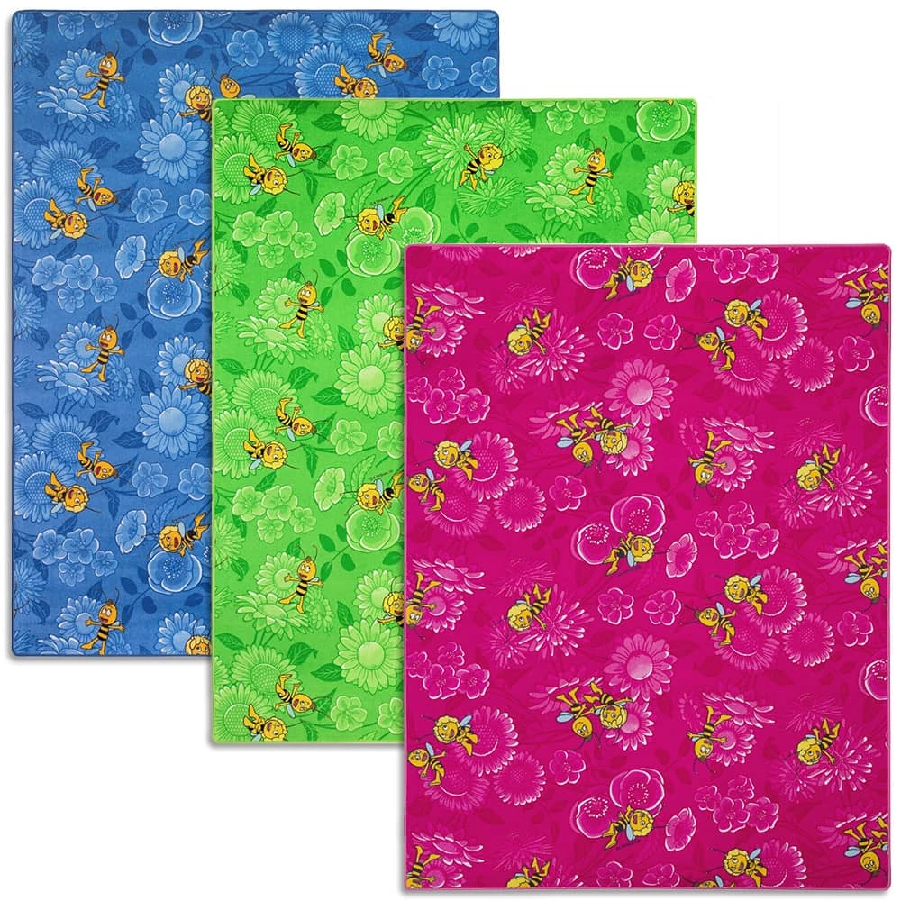 Biene Maja Spielteppich Kinderteppich Willi Mit Blumen 3 Biene Maja Spielteppich Kinderteppich Willi Mit Blumen