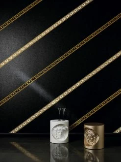 Versace Home Bordüre Medusa Lorbeer Weiss Gold 34305-2 7 Versace Home Bordüre Medusa Lorbeer Weiss Gold 34305-2 -Orex Verkäufe Borduere Versace Home Lorbeer Medusa weiss gold 1