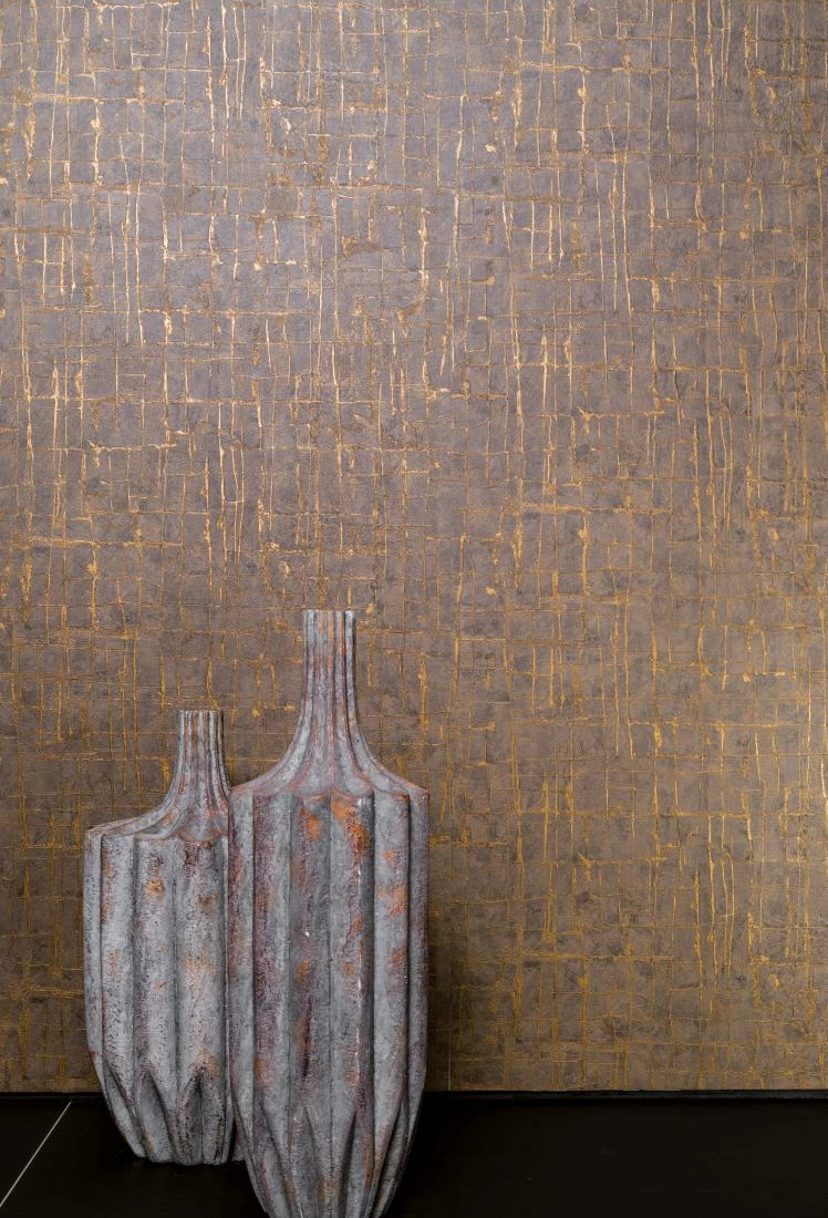 Dieter Langer Tapete Vlies Struktur Braun Metallic 58809 4 Dieter Langer Tapete Vlies Struktur Braun Metallic 58809 – Bild 2