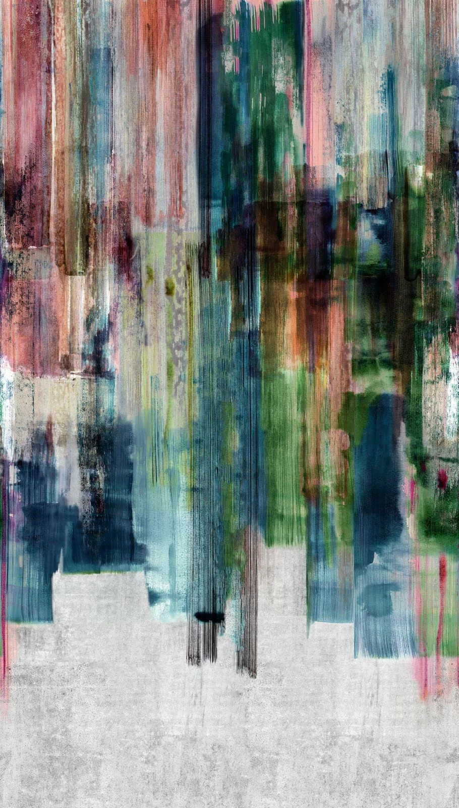 Digitaldruck Abstrakt Aquarell Grau Blau Rot ML3901 4 Digitaldruck Abstrakt Aquarell Grau Blau Rot ML3901 – Bild 2