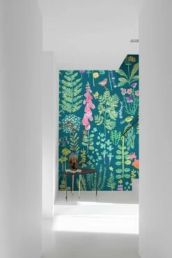 Digitaldruck Blumen Gräser Blau Grün Rosa ML1902 -Orex Verkäufe Digitaldruck Blumen Graeser Blau Gruen Rosa ML1902 63217707