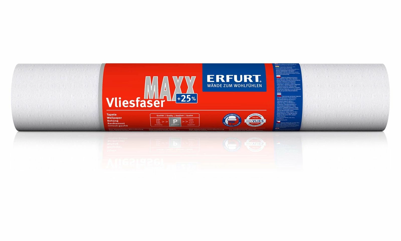 9 Rollen Erfurt Vliesfaser Maxx Square 225 Premium 59,63m² 4 9 Rollen Erfurt Vliesfaser Maxx Square 225 Premium 59,63m² – Bild 2