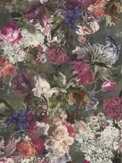 Fototapete Blumen Grün Bunt Rasch Passepartout 606874