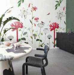 Fototapete Natur Vogel Beige Rot Onszelf 532029