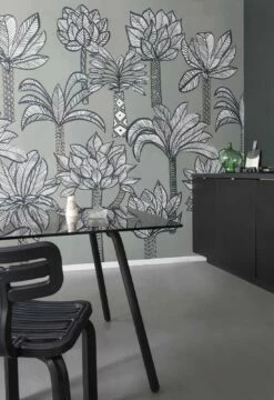 Fototapete Palmen Grau Weiß Onszelf Rasch Tapeten 532050