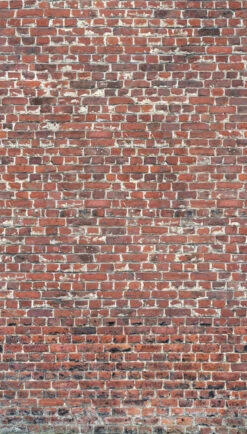 Grandeco Vlies Fototapete A39201 Bakstein Rot