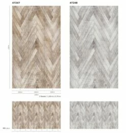 Fototapete Vlies Holz Zick-Zack-Muster Grau 47248 -Orex Verkäufe Fototapete Vlies Holz Zick Zack Muster grau 47248 63210699 2