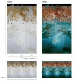 Fototapete Vlies Industrial Beton-Optik Blau Grün 47227 -Orex Verkäufe Fototapete Vlies Industrial Beton Optik blau gruen 47227 63210678 2