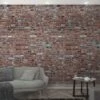 Fototapete Vlies Mauer Backsteine Rot-braun Blau 47254 -Orex Verkäufe Fototapete Vlies Mauer Backsteine rot braun blau 47254 63210705 1