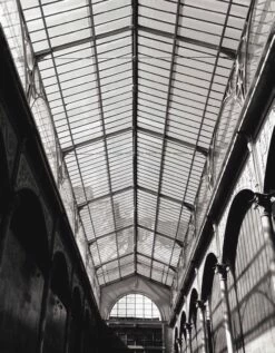 Rasch Fototapete Vlies 940923 Glasdach Fabrik Schwarz Weiß