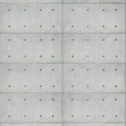 Fototapete Vlies Rasch Metallplatten Grau 425826