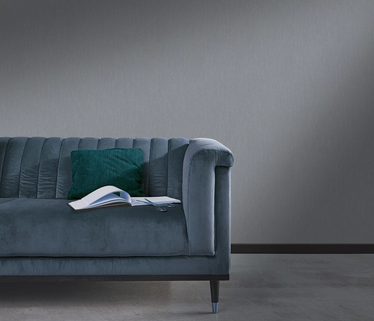 Tapete Guido Maria Kretschmer Uni Grau 10004-10 3 Tapete Guido Maria Kretschmer Uni Grau 10004-10