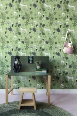 Kindertapete Rasch Dschungeltiere Dunkel-grün 531817 -Orex Verkäufe Kindertapete Rasch Dschungeltiere dunkelgruen 531817 190645 2