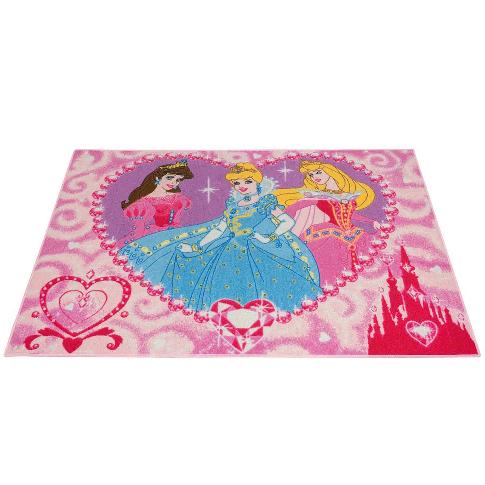 Kinderteppich Princess Jewels Prinzessin 95x133 Cm Rosa 4 Kinderteppich Princess Jewels Prinzessin 95x133 Cm Rosa – Bild 2