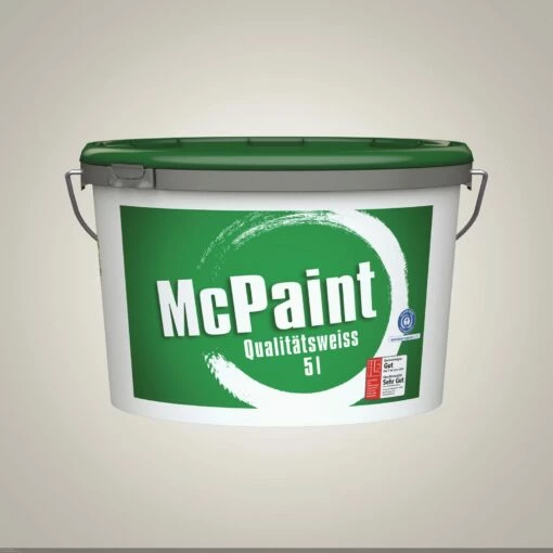 McPaint Innenwandfarbe Qualitätsweiß Matt 5l -Orex Verkäufe McPaint Innenwandfarbe Qualitaetsweiss matt 5l 63210385