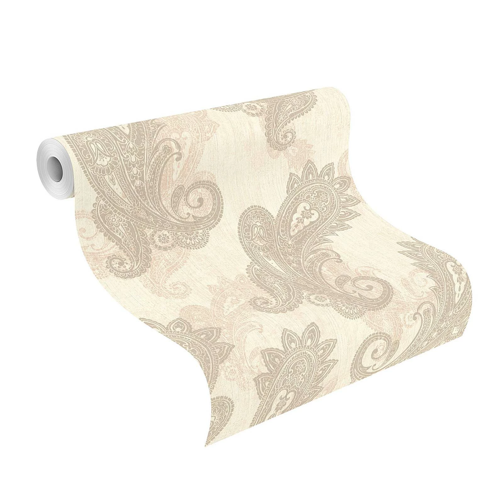 Vliestapete Rasch 746419 Ornamente Weiß Silber Metallic 6 Vliestapete Rasch 746419 Ornamente Weiß Silber Metallic – Bild 4