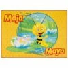 Spielteppich Biene Maja Kinder 95x133 Cm Gelb Grün -Orex Verkäufe Spielteppich Biene Maja Kinder 95x133 cm gelb gruen 139547 1