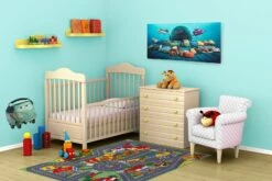 Kinderteppich Crooz WASCHBAR Rutschhemmend 95x133 Cm 13 Kinderteppich Crooz WASCHBAR Rutschhemmend 95x133 Cm -Orex Verkäufe Strassenteppich Kinderteppich Crooz Bunt WASCHBA 6