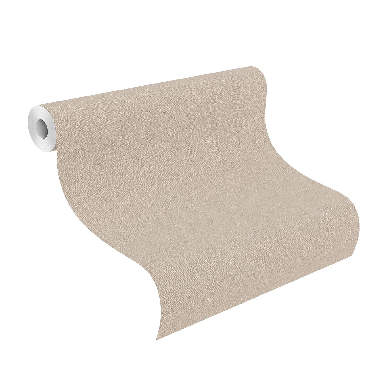 Tapete Barbara Home Collection Einfarbig Beige-Grau 4 Tapete Barbara Home Collection Einfarbig Beige-Grau – Bild 2
