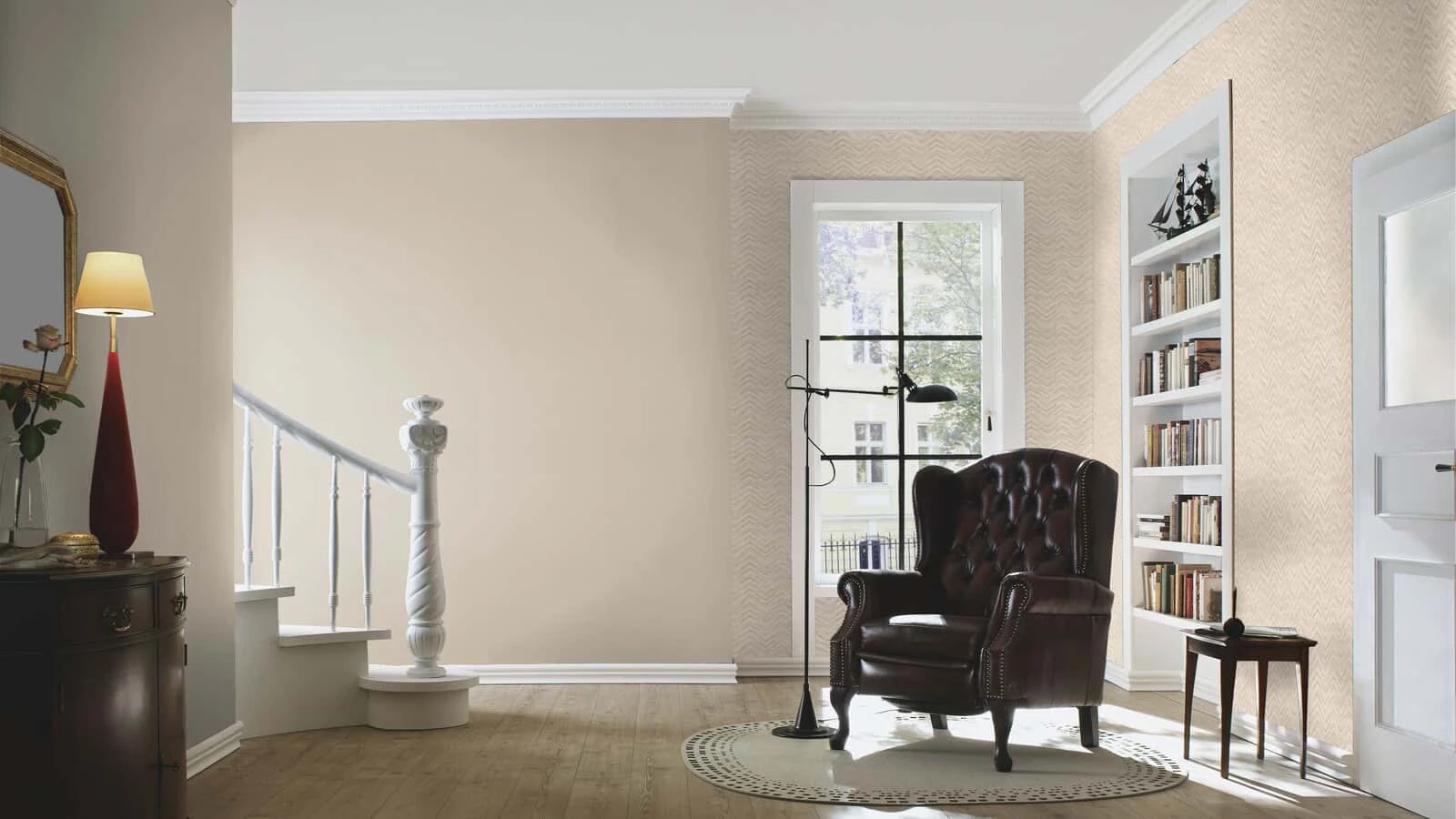 Tapete Barbara Home Collection Einfarbig Beige-Grau 6 Tapete Barbara Home Collection Einfarbig Beige-Grau – Bild 4