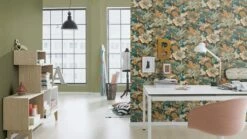 Tapete Barbara Home Collection Einfarbig Meliert Kaki -Orex Verkäufe Tapete Barbara Home Collection Einfarbig Meliert Kaki 63212124 2