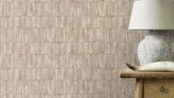 Tapete Barbara Home Collection Putzoptik Beige-Grau