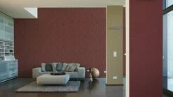 Tapete Vlies Uni Glitzer Rot Livingwalls Titanium 30646-7 -Orex Verkäufe Tapete Einfarbig rot livingwalls 30646 7 153853 1