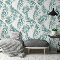 Tapete Guido Maria Kretschmer Palmen Creme Blau10221-19 -Orex Verkäufe Tapete Guido Maria Kretschmer Palmen creme 10221 19 63210163 1