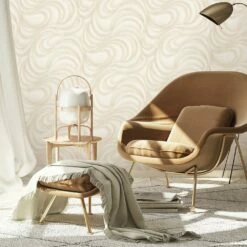 Tapete Guido Maria Kretschmer Wellen Creme 10220-14