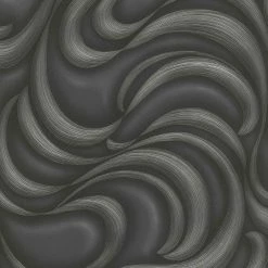 Tapete Guido Maria Kretschmer Wellen Schwarz 10220-15 -Orex Verkäufe Tapete Guido Maria Kretschmer Wellen schwarz 10220 15 63210159 3