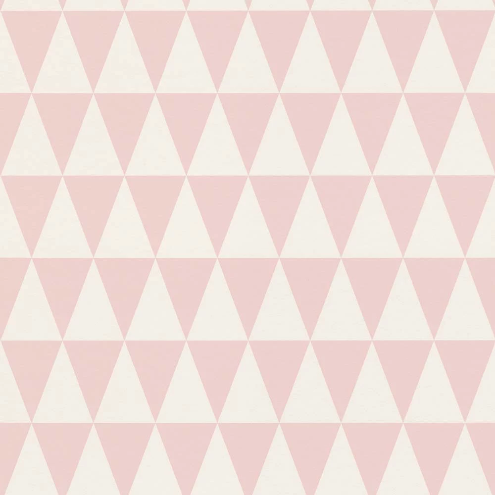 Vliestapete Kinder Dreiecke Rosa Weiß 128862 3 Vliestapete Kinder Dreiecke Rosa Weiß 128862