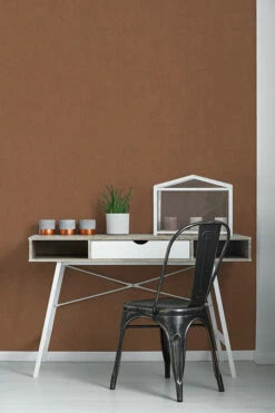 Tapete Kretschmer Deluxe Struktur Uni Kupfer 41000-40