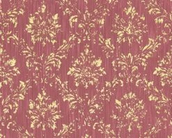 Tapete Textil Vintage Hellrot Gold Architects Paper 30662-6