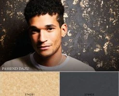 Tapete Vlies 37413-2 Barock-Design Schwarz Gold -Orex Verkäufe Tapete Vlies 37413 2 Barock Design schwarz gold 63202688 1