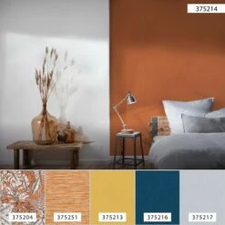 Tapete Vlies 37521-4 Einfarbig Orange Livingwalls -Orex Verkäufe Tapete Vlies 37521 4 Einfarbig orange 63206024 6