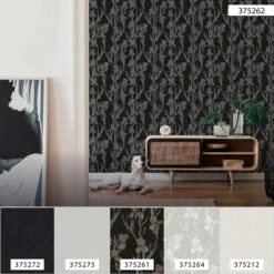 Tapete Vlies 37526-2 Floral Schwarz Grau 15 Tapete Vlies 37526-2 Floral Schwarz Grau -Orex Verkäufe Tapete Vlies 37526 2 Floral schwarz grau 63206046 3