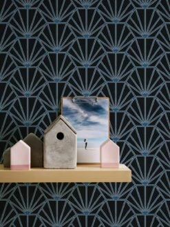 Tapete Vlies 37528-2 Ornamente Schwarz Blau Weiß Silber -Orex Verkäufe Tapete Vlies 37528 2 Ornamente schwarz blau weiss silber 63206056 1