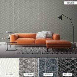 Tapete Vlies 37528-5 Ornamente Grau Gold Weiß -Orex Verkäufe Tapete Vlies 37528 5 Ornamente grau gold weiss 63206059 1