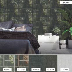 Tapete Vlies 37740-3 Gitter Floral Schwarz Grün 15 Tapete Vlies 37740-3 Gitter Floral Schwarz Grün -Orex Verkäufe Tapete Vlies 37740 3 Gitter Floral schwarz gruen 63205775 5