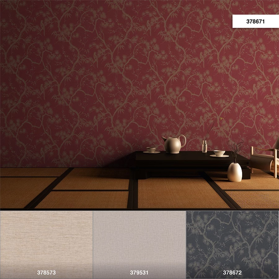 Tapete Vlies Bäume Floral Rot Kupfer Metallic 37867-1 7 Tapete Vlies Bäume Floral Rot Kupfer Metallic 37867-1 – Bild 5