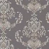 Tapete Vlies Barock Floral Silbergrau Hermitage 33546-5
