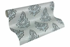 Tapete Vlies Architects Paper Barock Silber Glanz 95981-6 6 Tapete Vlies Architects Paper Barock Silber Glanz 95981-6 -Orex Verkäufe Tapete Vlies Barock Strukturiert silber Metallic 1