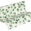 Tapete Vlies Blätter Blüten Weiss Grün 37044-1