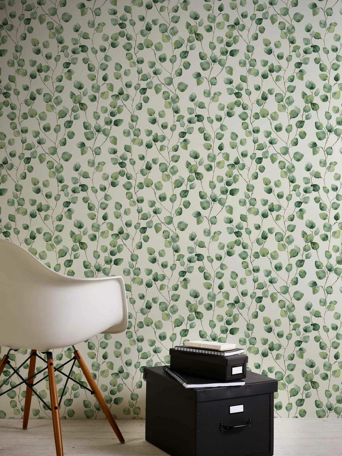 Tapete Vlies Blätter Blüten Weiss Grün 37044-1 7 Tapete Vlies Blätter Blüten Weiss Grün 37044-1 – Bild 5