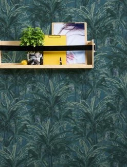 Tapete Vlies Blätter Dschungel Blau Grün 36480-1 -Orex Verkäufe Tapete Vlies Blaetter Dschungel blau gruen 36480 1 63202154 6