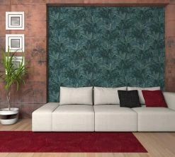 Tapete Vlies Blätter Dschungel Blau Grün 36480-1 -Orex Verkäufe Tapete Vlies Blaetter Dschungel blau gruen 36480 1 63202154 9