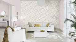 Tapete 516029 Vlies Blumen Used Cremeweiss Rosa Rasch -Orex Verkäufe Tapete Vlies Blumen Used cremeweiss rosa Rasch 5 2