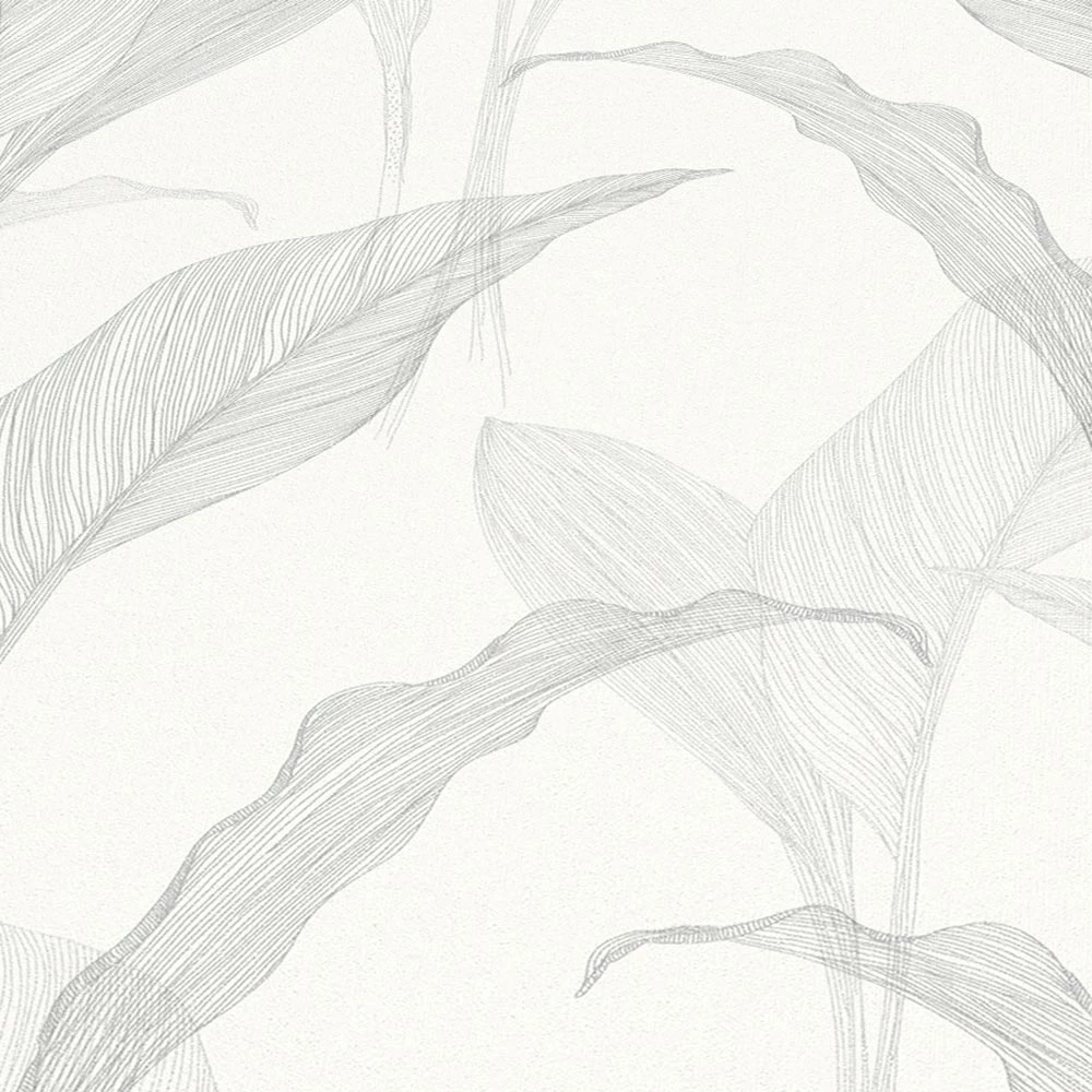 Tapete Vlies ELLE Blätter Floral Grau Glitzer 10207-31 6 Tapete Vlies ELLE Blätter Floral Grau Glitzer 10207-31 – Bild 4